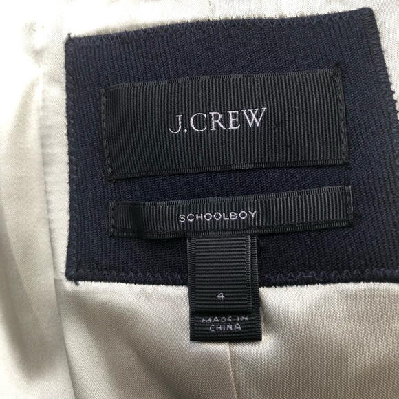 Navy JCrew Schoolboy Jacket - Picture 7 of 9